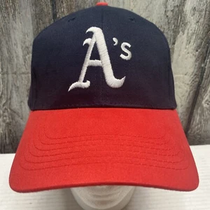 Oakland Athletics A's Hat AT&T Logo Promo Baseball Cap Rare Blue /Red New BD&A - Picture 1 of 8