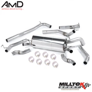 Honda Civic Type R FN2 Exhaust MIlltek Cat Back System Non Resonated SSXHO201 - Picture 1 of 3