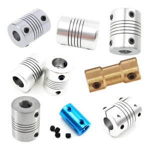 5x8mm-8x12mm CNC Motor Jaw Shaft Coupler 5mm to12mm Flexible Coupling Gadget - Picture 1 of 30