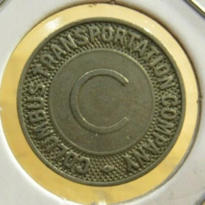 1947 Columbus, GA Transportation Company Transit Bus Token - Georgia - Picture 1 of 2