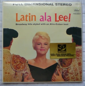 PEGGY LEE Factory Sealed LATIN ala LEE LP Virgin Vinyl 2003 NUMBERED 0020 - Picture 1 of 2