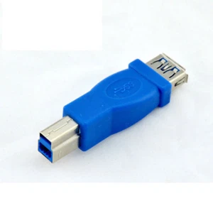 USB 3.0 Type A female to Printer Type B male converter adapter - Picture 1 of 7