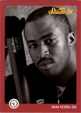 1991 Studio Baltimore Orioles Baseball Card #5 Sam Horn