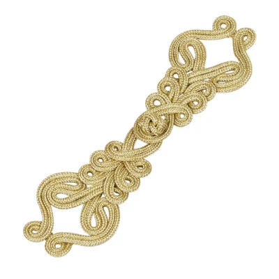  2-Pack DIY Embroidery Large Chinese Knot Frog Buttons Fastener Closure Sewing  - Image 1 of 4