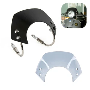 Windscreen Windshield Wind Screen Wind Deflector With Brackets For Vespa GTS300 - Bild 1 von 14
