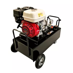 Honda GX160 Alimentatore con motore a benzina, circuito idraulico P & T, 5,5 HP - Foto 1 di 5