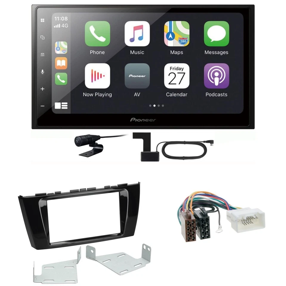 Pioneer SPH-DA250DAB CarPlay Android Auto Einbauset für Mitsubishi Space Star - Bild 1 von 1