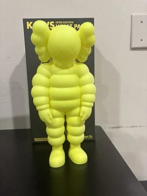 Figura Auténtica Amarilla KAWS What Party Edición Abierta (Leer Descripción) Foto 1 de 4