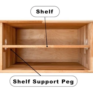 Furniture Repair Shelf Support Pegs Bookcase Hardware Self-locking Mechanism - Picture 1 of 8