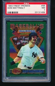 1993 Finest Promos DON MATTINGLY #98 PSA 7 - Picture 1 of 2