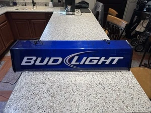 Bud Light Tavolo da Biliardo Luce Bar Luce Sala Giochi Testato Funzionante - Foto 1 di 7