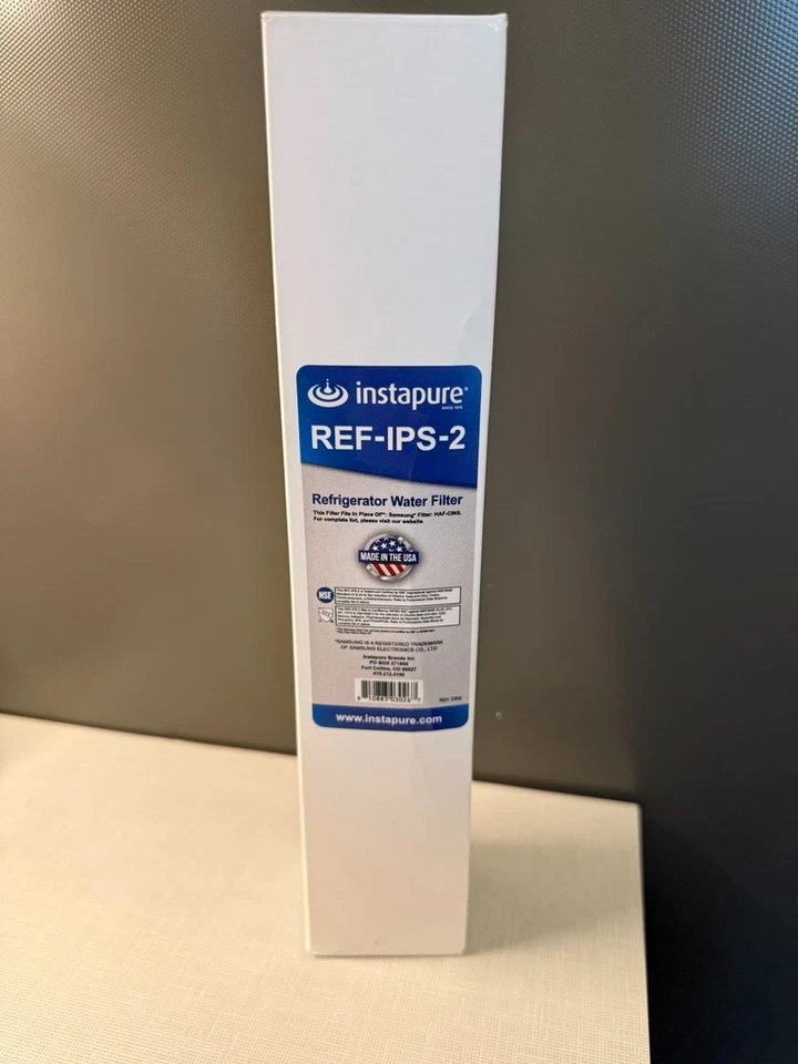Instapure REF-IPS-2 Refrigerator Water Filter - Made in USA - NIB 1 Pack (#165) - Image 1 of 1