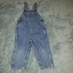 Vintage Resolute Kleinkind Latzhose Größe 18 Monate Denim Blue Jeans 90er  - Bild 1 von 6
