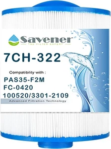 spa Filter Compatible with 7CH-322, PAS35-F2M, FC-0420 100520 3301-2109 Artesian - Picture 1 of 11