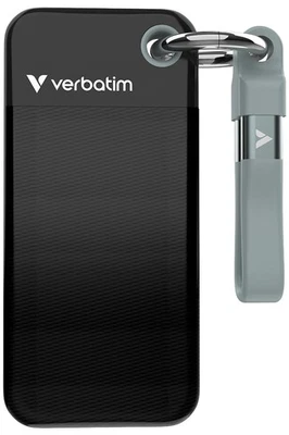 VERBATIM Externe SSD Pocket 2TB schwarz-grau - Bild 1 von 3