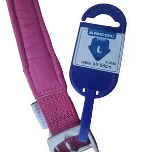 ancol padded dog collar PINK size L 46cm - 56CM  NWT - Picture 1 of 5