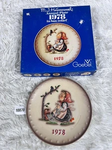 Plato Anual Coleccionistas M.J. Hummel 1978 8º Anual HUM 271 Goebel W Alemania - Imagen 1 de 8