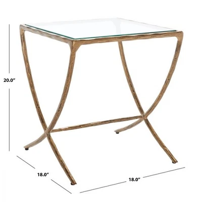 Safavieh DEBBIE SQUARE METAL ACC TABLE, Reduced Price 2172762775 SFV9523A - Image 1 of 4