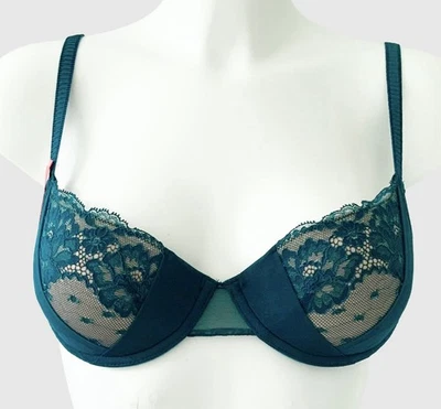 Sujetador push up verde Passionata para balcón Reino Unido 32C Foto 1 de 3