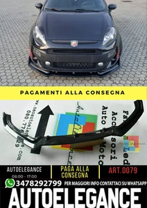 💕 SPLITTER SPOILER SOTTO PARAURTI ANTERIORE FIAT GRANDE PUNTO/ PUNTO EVO ABS 💕 - Imagen 1 de 7