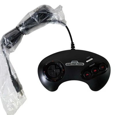 Sega Genesis MK-16500 3-Button Controller Wired Gamepad OEM Vintage Retro Gaming - Image 1 of 4