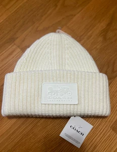 Coach Beanie creme/weiß  - Bild 1 von 5