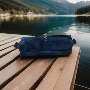 Stiftebox Neu Selbstgenäht Gr 22-6-5 Kord - Bild 1 von 4