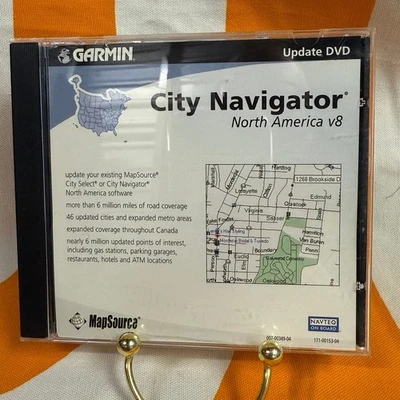 Garmin GPS Update DVD City Navigator v8 North America Mapping Software - Image 1 of 4