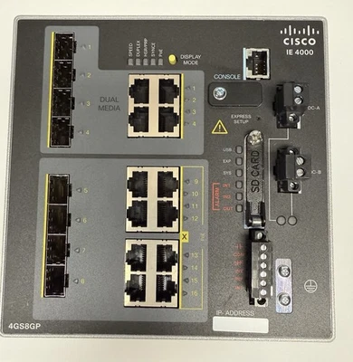 Cisco Switch - IE-4000-4GS8GP4G-E, New sealed box - Image 1 of 3