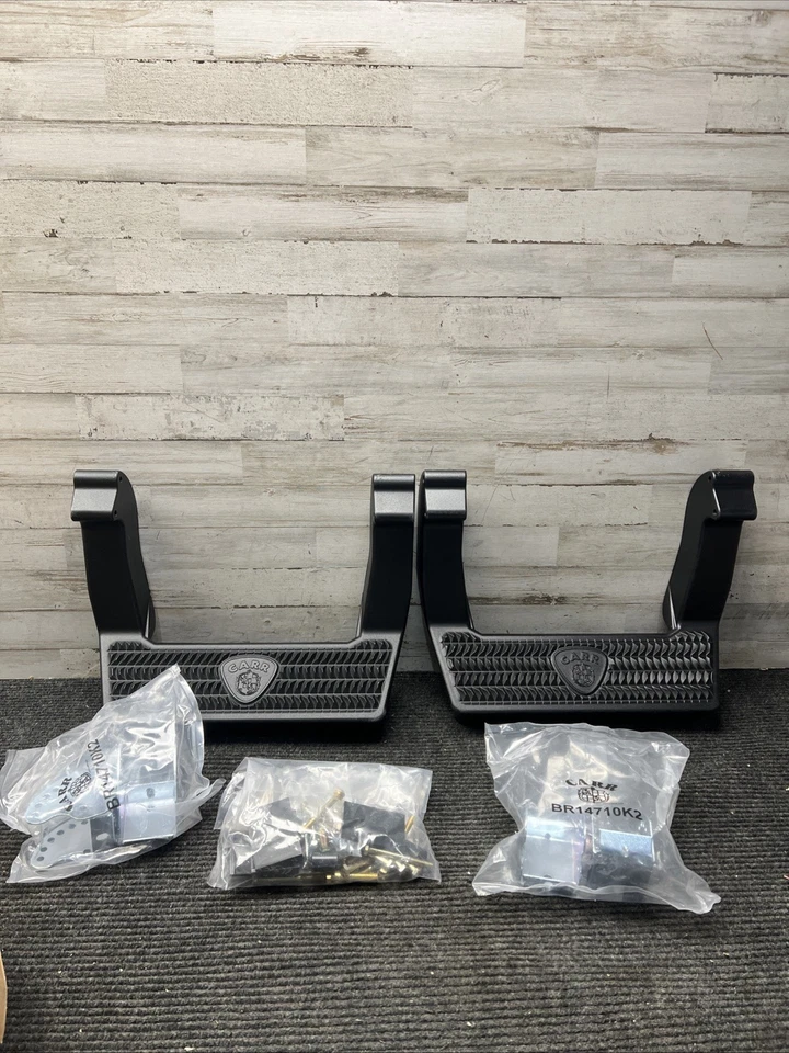 Par de peldaños laterales LD negros Carr 114501 para Liberty/4 Runner/Tundra Foto 1 de 4