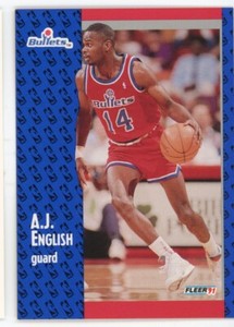 1991-92 Fleer AJ English #206