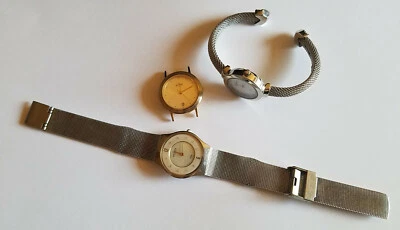 Skagen Watch Lot For Parts Repair Sold AS-IS Not Working 3 Pieces Set #4 - Image 1 of 4