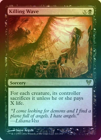 KILLING WAVE (FOIL) (AVR) Avacyn Restored - MTG - MP - Image 1 of 1