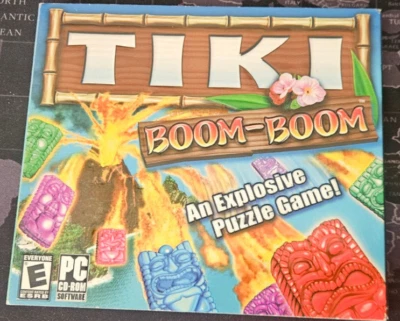 Tiki Boom Boom Video Game Pc Cd-ROM E-Everyone (Factory Sealed)  - Image 1 of 4