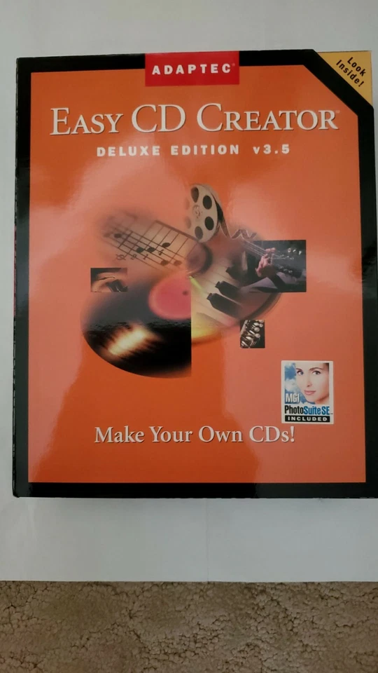 Vintage ADAPTEC Deluxe Edition Easy CD Creator v 3.5 - Image 1 of 1