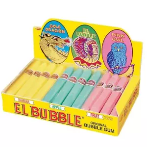 36 unidades surtidos de cigarros de goma de mascar nostálgicos dulces sabores de frutas - Imagen 1 de 4