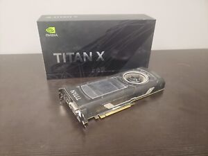 Nvidia Titan X GPU Graphics Card 12 GB Used, Works Great!