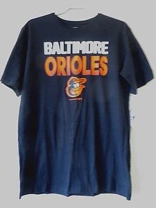 Orioles Baltimore T-Shirt Black Tee Crew-Neck Men's Sz XL NWT - Picture 1 of 3