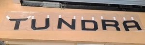 2022 2023 2024 Toyota Tundra Black Emblem Tailgate Insert Badge PT948-34220-02 - Picture 1 of 3