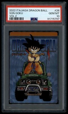 Dragon Ball Japanese Itajaga 2 26 Son Goku 2002 Card PSA 10 91715797 - Image 1 of 2