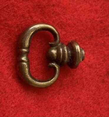 French Provincial MCM Brass antique hardware drawer pull China cabinet knob - Image 1 of 4