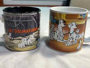 Walt Disney 101 Dalmatians Mugs 12 Oz Set of 2 - Picture 1 of 3