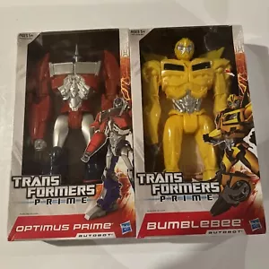 Transformers Prime Optimus & Hummel 11" Titan Figuren Autobot Set Hasbro NEU - Bild 1 von 6