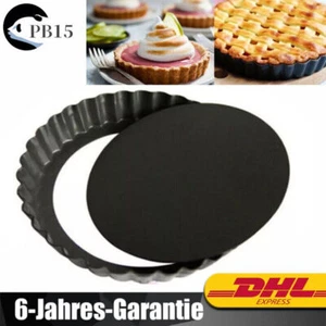 Quicheform 28cm Tarteform mit Hebeboden Antihaftbeschichtete Obstkuchenform DE - Bild 1 von 12
