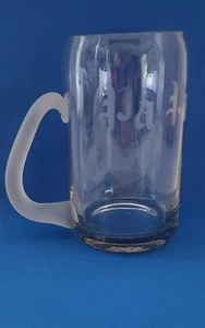 Glass Handled Beer Mug with Pa Pa etched on one side, NWOB. 16 - 18 oz. - Picture 1 of 7
