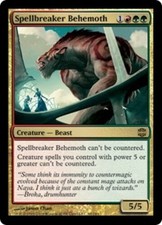 [1x] Spellbreaker Behemoth - Foil - Played, English - Alara Reborn MTG Magic