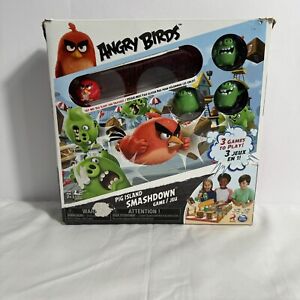 Angry Birds Pig Island Smashdown Board Game 2016 Spin Master COMPLETE in Box