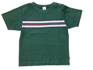 Gymboree vintage 2002 LINE OF SCRIMMAGE boy  green Top Shirt MED 4  euc - Picture 1 of 2