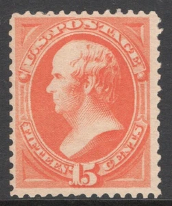 1879 US SC 189 15c Daniel Webster, American Bank Note ABN MLH OG F/VF - Picture 1 of 3