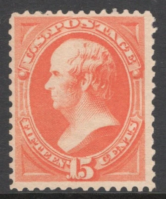 1879 US SC 189 15c Daniel Webster, American Bank Note ABN MLH OG F/VF - Image 1 of 3